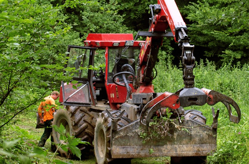 Tracteur forestier
