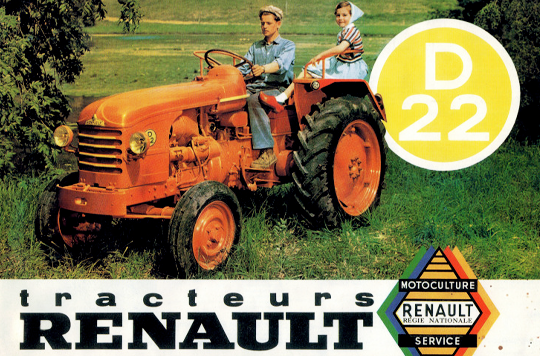 Tracteur Renault D22