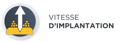 Vitesse d'implantation
